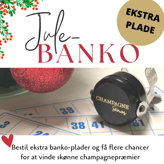 Champagne-Julebanko Ekstra bankoplader